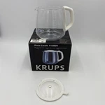 Krups 12 Cup Carafe Glass Coffee Pot Replacement White Handle Lid F15B0H Openbox. Fixed Price $5.18.