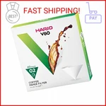 Hario V60 Paper Coffee Filter, Size 02, White, 40CT Box. Fixed Price $9.99.
