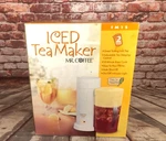 Mr. Coffee Iced Tea Maker 2 Quart Model TM1S W/blue Pitcher Nos. Fixed Price $75.29.