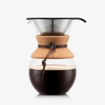 34OZ Pour Over Coffee Maker, High-heat Borosilicate Glass With Reusable Best. Fixed Price $33.24.