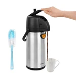Airpot Coffee Dispenser Thermal With PUMP3L/102 Oz Insulated Stainless Steel Lar. Fixed Price $56.74.