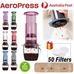 Aeropress Coffee Machine 50 Pcs Filters Set Portable Espresso Cafe Maker. Fixed Price $115.52.