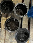 Newco 110985 Coffee Maker Brew Basket Funnel 12-CUP Black (lot 4). Fixed Price $30.00.