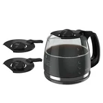 Black+decker 12-CUP Replacement Carafe Duralife Glass Extra Lids GC3100B. Fixed Price $16.99.