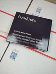 Goodcups Water Filters 12 Pack White Charcoal Replacement Keurig Coffee Maker. Fixed Price $16.99.