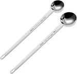 2PCS 1 Tablespoon Coffee Scoop Stainless Steel Long Silver. Fixed Price $13.91.