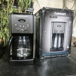 Cuisinart Black Stainless 12 Cup Programmable Coffemaker. Fixed Price $35.00.