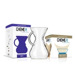 Chemex Bundle 8-CUP Glass Handle Series 100 Ct Square Filters Exclusive. Fixed Price $86.21.