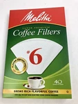 Melitta Cone Coffee Filters White No. 40 Count (pack 6). Fixed Price $27.84.