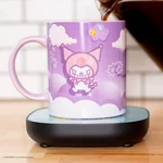 Uncanny Brands Kuromi Coffee Mug With Electric Warmer Keeps Multicolor. Fixed Price $41.45.