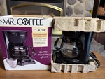 Mr. DRX5 4-CUP Programmable Coffeemaker Black Tested Cleaned Works. Fixed Price $29.99.