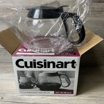 Cuisinart DCC-RC10B Cup Replacement Coffee Maker Carafe With Lid New Box. Fixed Price $11.62.