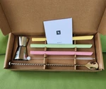 Coffee Nespresso Barista Accessory Jigger Spoon Reusable Straws Brush Nip. Fixed Price $19.99.