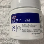 Tabz Z61 Coffee, Equipment, Cleaning Tablets. Fixed Price $15.29.