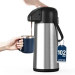 Gezoss Coffee Carafe For Keeping Hot - 102OZ / 3L Airpot Dispenser. Fixed Price $43.35.