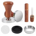 Hengyda 51MM Espresso Accessories Kit: Tamper, Wdt Tool, Puck Screen, Dosing. Fixed Price $45.59.