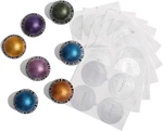 Geesta Reusable Aluminum Foil Seals Lid Compatible With Nespresso Vertuoline Cap. Fixed Price $15.95.