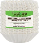 Tupkee Large Coffee Filters 12 Cup (1000 Count) 9.75" X 4.25" Commercial & Home. Fixed Price $56.99.