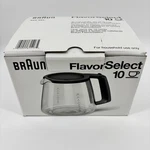 New Braun Aromaster Kfk 10 Replacement Cup Flavor Select Carafe Glass. Fixed Price $29.99.