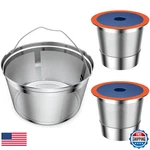 Yeosen Reusable Coffee Filter For Keurig Duostainless Steel 8-12 Cup. Fixed Price $31.71.