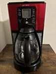 Mr Coffee 12 Cup Programmable Maker Red Black FTX49. Fixed Price $19.97.