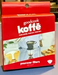 Goodcook Koffe #2 Pourover Filters 100 Count. Your Coffee. Day.. Fixed Price $10.99.