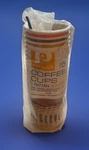 Vintage Box Paper Maid 15 Coffee Cups & Rattan Holder Nos. Fixed Price $30.00.