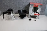 Melitta 640616 Coffee Maker, 52 Oz, Glass Carafe New 10 Cup (read). Fixed Price $26.95.