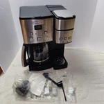 Cuisinart SS-15 Coffee Center 12-CUP Drip & Single Serve Brewer Stainless. Fixed Price $74.00.