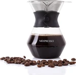 Pour Over Coffee Maker Set Glass Carafe Borosilicate White Protective Silicone. Fixed Price $27.99.