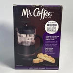 Mr Coffee French Press 32 Oz 946 Ml Black Glass Stainless Steel Scoop #60264.01. Fixed Price $21.24.