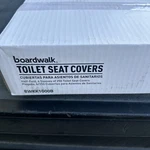 Boardwalk Premium Half-fold Toilet Seat Covers, 250 Covers/sleeve,. Fixed Price $15.00.