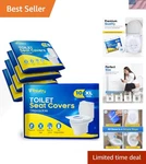 Toilet Seat Covers Flushable Travel Pack Of 50 Xl-disposable Toile.... Fixed Price $22.31.