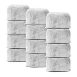 12-PACK Replacement Charcoal Water Filters Count (pack Of 1), Black White. Fixed Price $13.99.