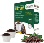Party Bargains 300 Disposable Paper Coffee Filters, Compact White. Fixed Price $28.22.