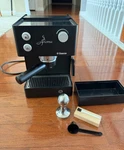 Saeco Aroma Black Espresso Machine SIN015 Great W/defects. Parts Only-might Work. Fixed Price $88.00.