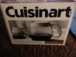 Cuisinart Cup Coffee Maker Replacement Carafe With Lid White DCC-RC10W. Fixed Price $14.99.