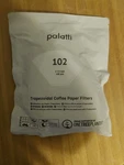 Palatti 102 Trapezoidal Cone Coffee Paper Filters, 100 Count. Fixed Price $5.00.