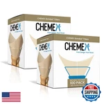 Chemex Bonded Filter - Natural Square 100 Count Pack Of 2 Exclusive. Fixed Price $60.97.