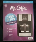 Mr Coffee Rapid Brew 12-CUP Programmable Maker Black Silver BVMC-EHX12BL. Fixed Price $50.97.