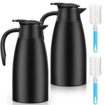 2 Pcs 68 Oz Thermal Coffee Carafe, Insulated Stainless Steel Do.... Fixed Price $76.14.