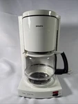 Krups Compact Aroma 12 Cup Coffee Maker White Type 134B. Fixed Price $44.99.