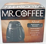 Mr. Coffee IDS13-RB Replacement Decanter Carafe Clear/ Black. Fixed Price $16.14.