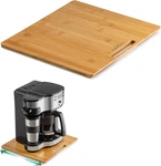 Bamboo Appliance Slider, Sliding Tray For Coffee Maker, Kitchen Countertop. Fixed Price $35.95.