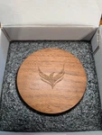 Knodos 54MM Espresso Distribution Tool Rosewood Stainless Steel Adjustable. Fixed Price $16.99.