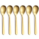 Fullyware Matte Gold Demitasse Espresso Spoons, Stainless Steel 6-PIECE,. Fixed Price $13.35.
