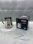 Delonghi Stainless Steel Milk Frothing Jug 12 Oz Espresso Cup W/ Handle & Spout. Fixed Price $15.00.