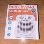 Farberware FW-HT019 Portable Electric Heater 1500W Adjustable Thermostat White. Fixed Price $13.99.