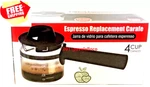 Bene Casa 4-CUP Replacement Carafe / Jarra De Vidrio Para Cafetera Espresso.. Fixed Price $19.89.