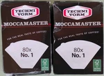 Moccamaster #1 Cup-one Filters White Paper 2 80-COUNT Boxes Damaged. Fixed Price $17.97.